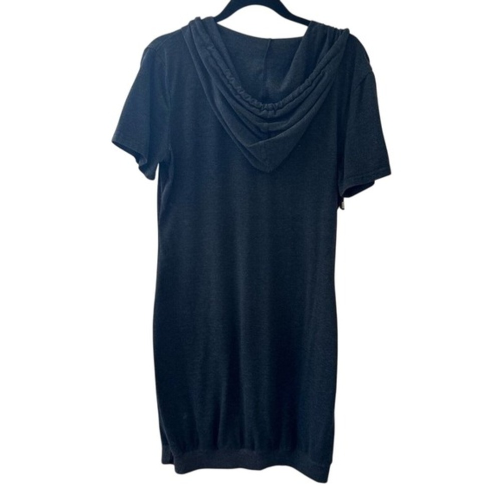 Missky Dark Gray Hoodie Sweatshirt‎ Dress Women's Large Casual Pullover - Picture 5 of 5